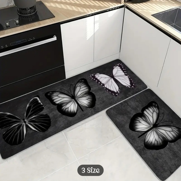 *NWOT* 🦋 3pc Butterfly Rug Set🦋 - Picture 7 of 8